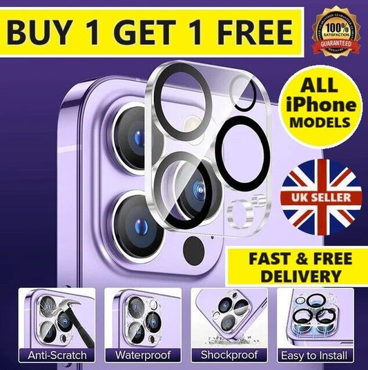 Camera Lens Protector for Iphone 16 15 14 13 12 11 Pro Max Mini Tempered Glass